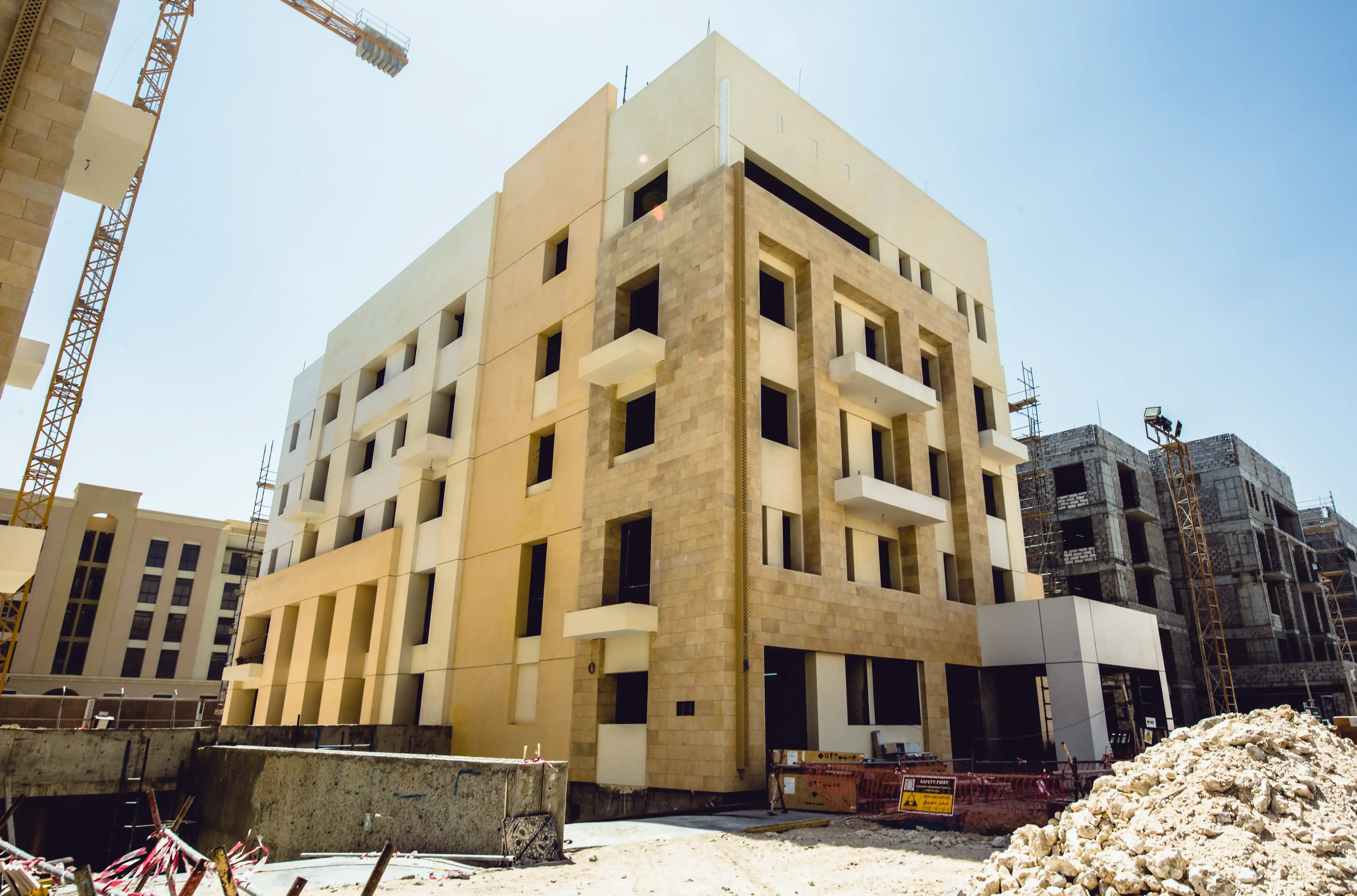 Fox Hills Residential Marble & Stone Project in Lusail 5